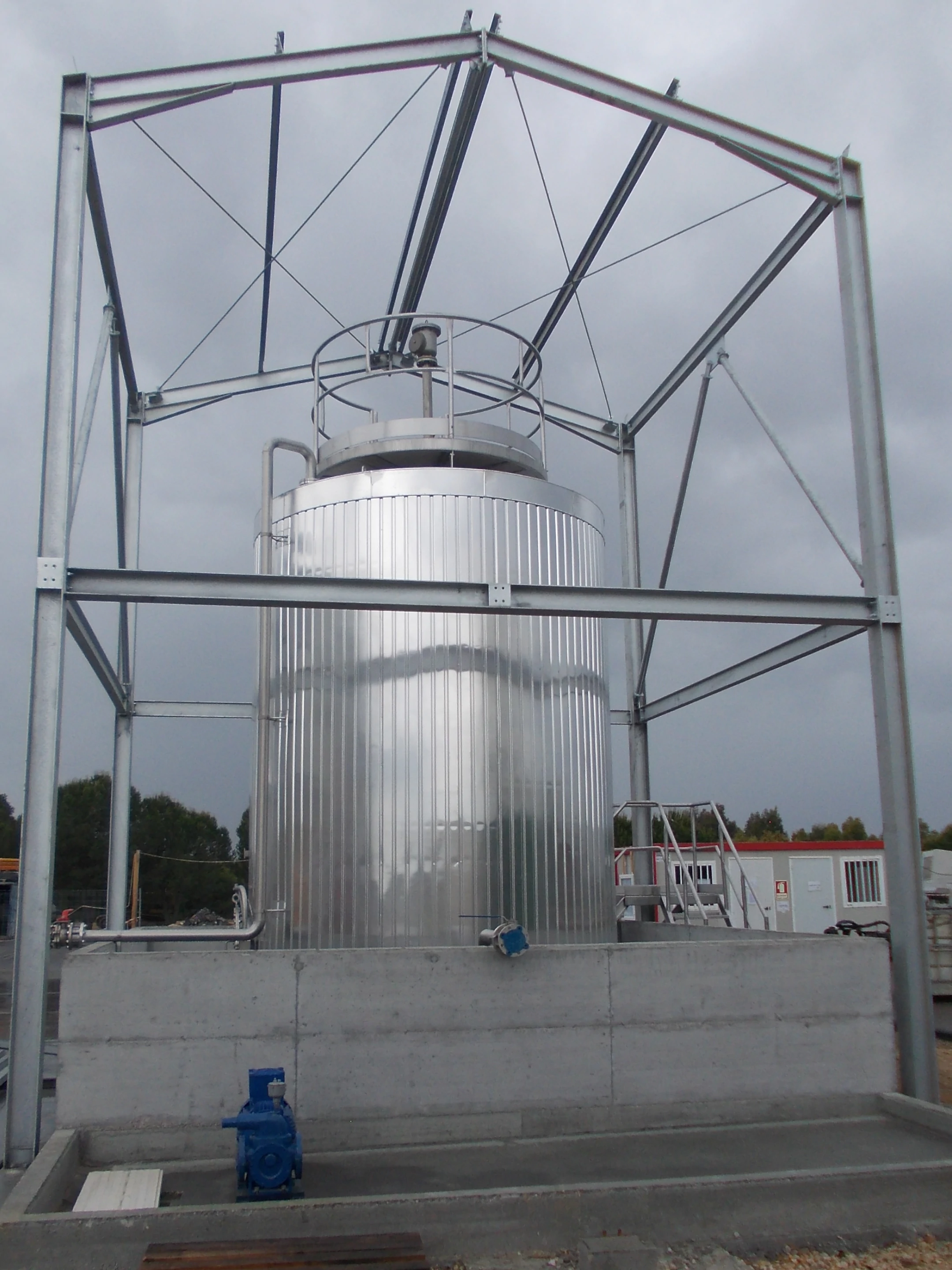 BTL Storage tank in stainless steel - Chemical Industry (mining)